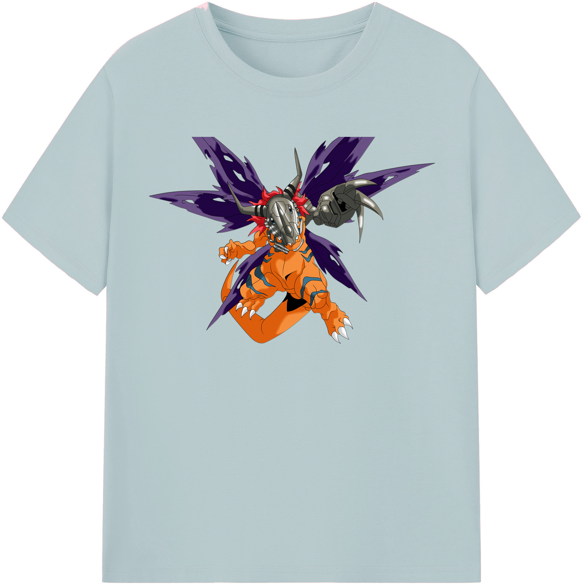 （画像用） Digimon デジタルモンスター/デジモン 綿100％半袖Tシャツ（フロントプリント）